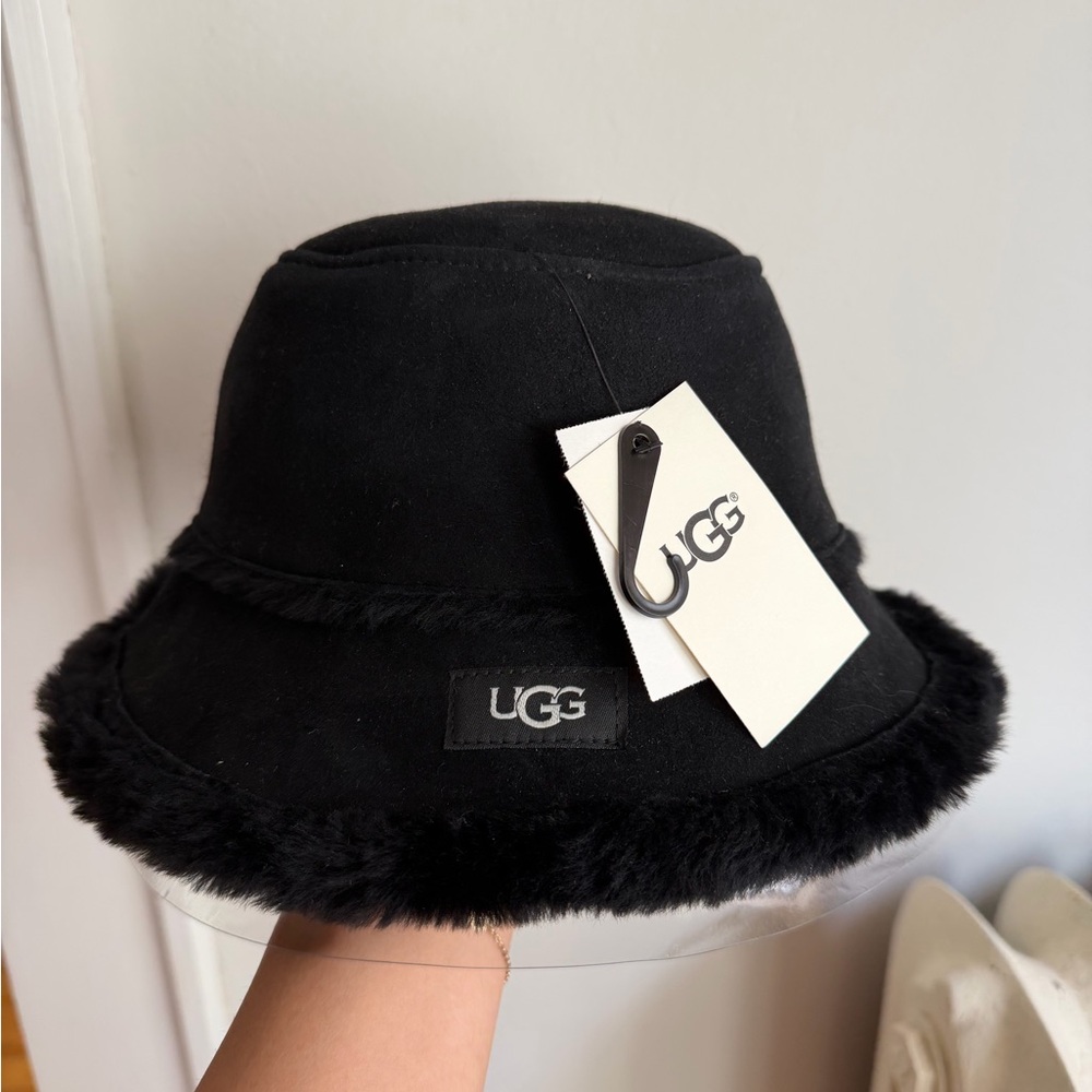 UGG Genuine Shearling Bucket Hat
